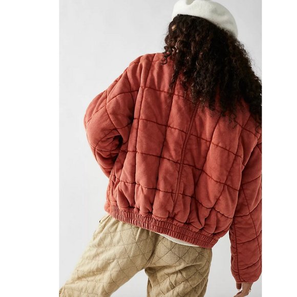 We the Free Dolman Sleeve Quilted Jacket - Myrrh - Picture 8 of 16